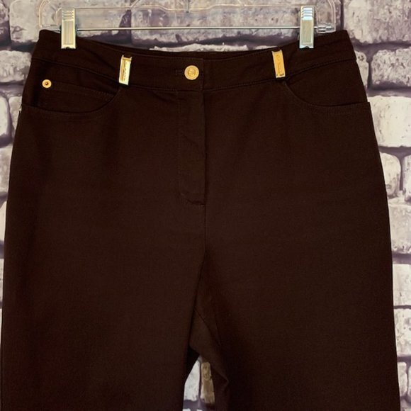 St. John Sport By Marie Gray Brown Pants